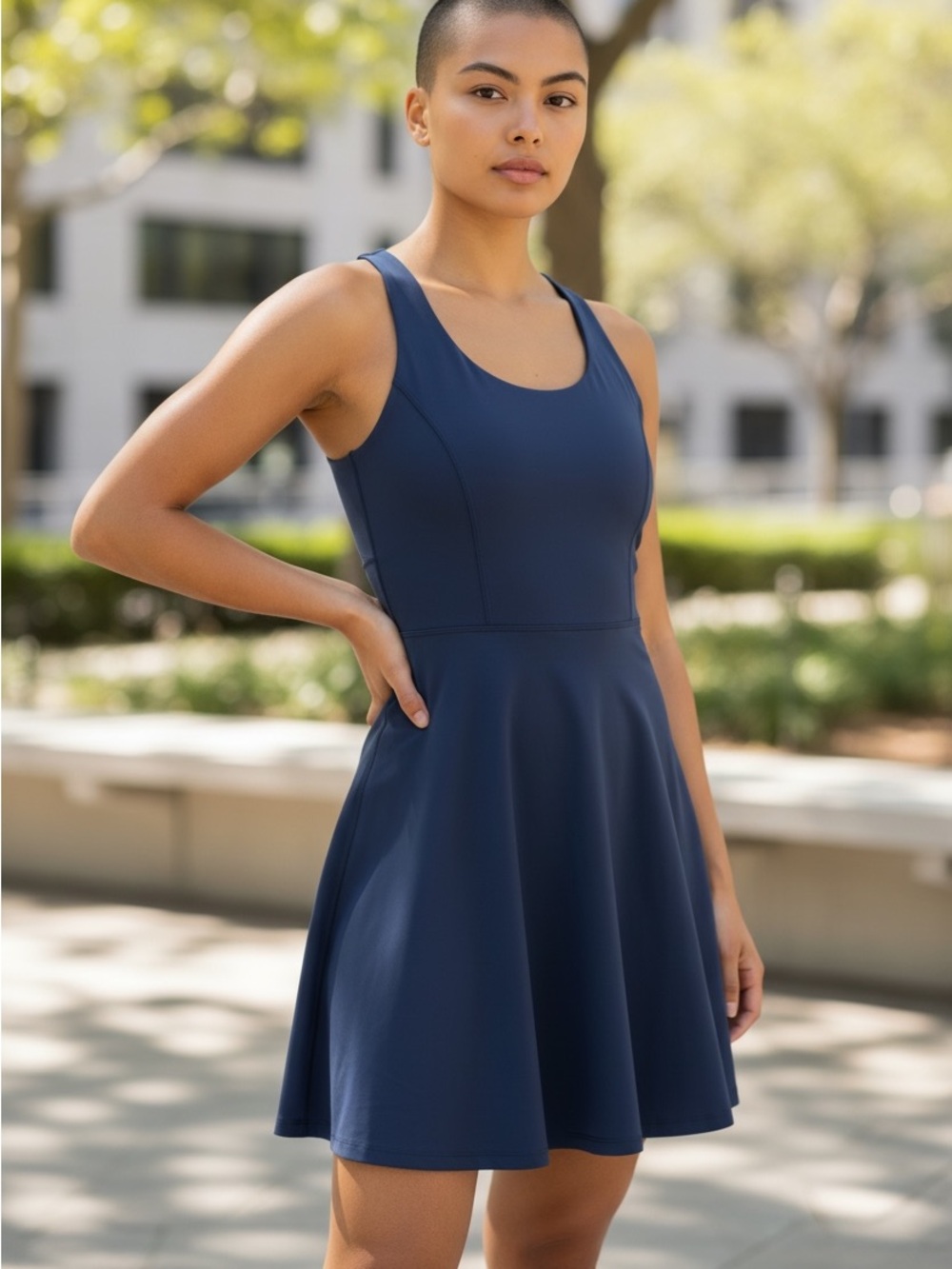 NEW HALARA  BLUE ATHLETIC DRESS SZ XS